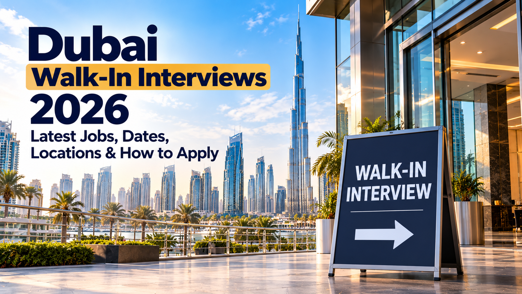 Dubai Walk-In Interviews 2026: Latest Jobs, Dates, Locations & How to Apply