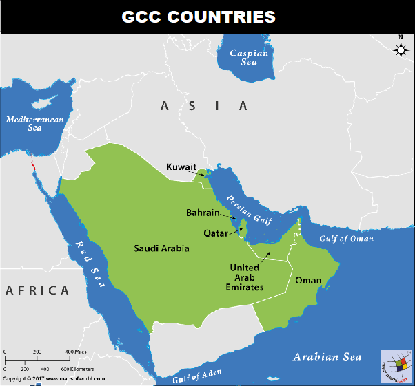 Full Form Of GCC Countries GCC Walkins
